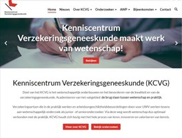 Homepage KCVG website